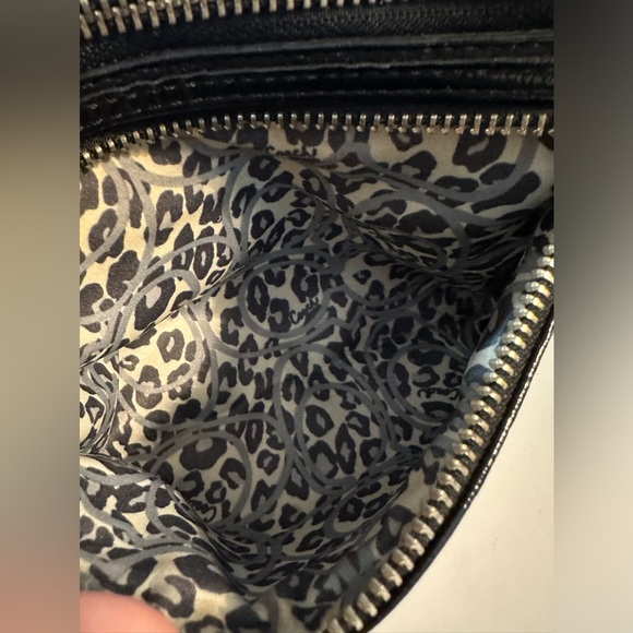 🖤Coach Poppy Textured Black Patent Leather Small Crossbody Purse 🖤 - Picture 7 of 12